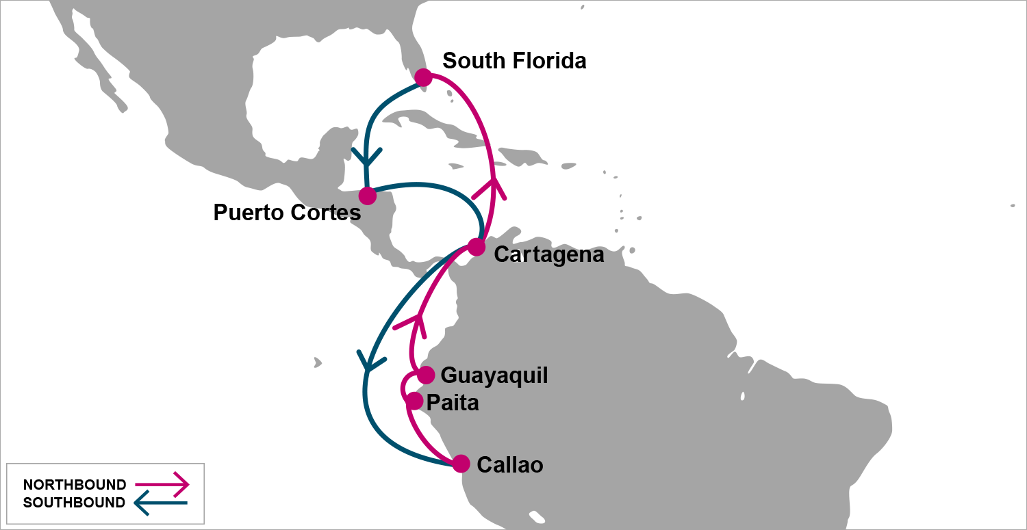 FLX service map