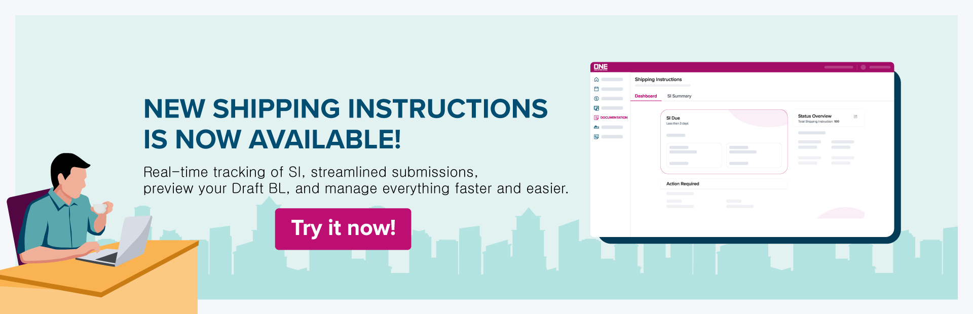 New shipping instructions is now available